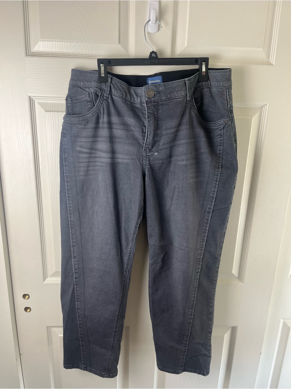 Democracy Jeans in Dark Gray Wash